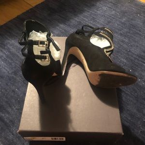 Brian Atwood Shoes - Black Open Toe Booties (size 8) - Brian Atwood Brian Atwood Shoes - Black Open Toe Booties (size 8) - Brian Atwood